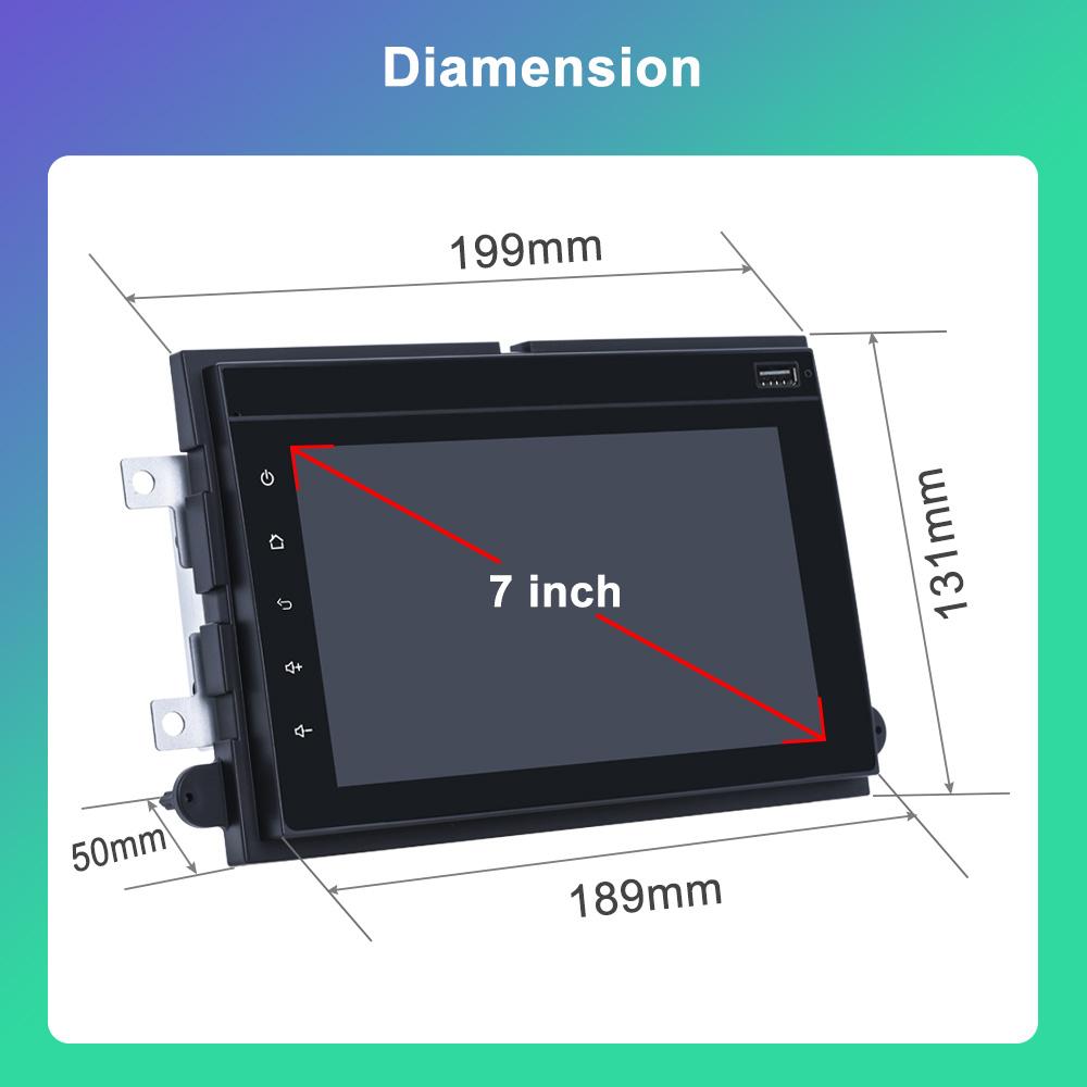 

REAKOSOUND Android 2 Din 7-дюймовый автомобильный радиоприемник для Ford F150 F250 F350 Fusion Taurus Freestar MKX Mark Mirror Link GPS Wi-Fi Bluetooth USB FM 2+64
