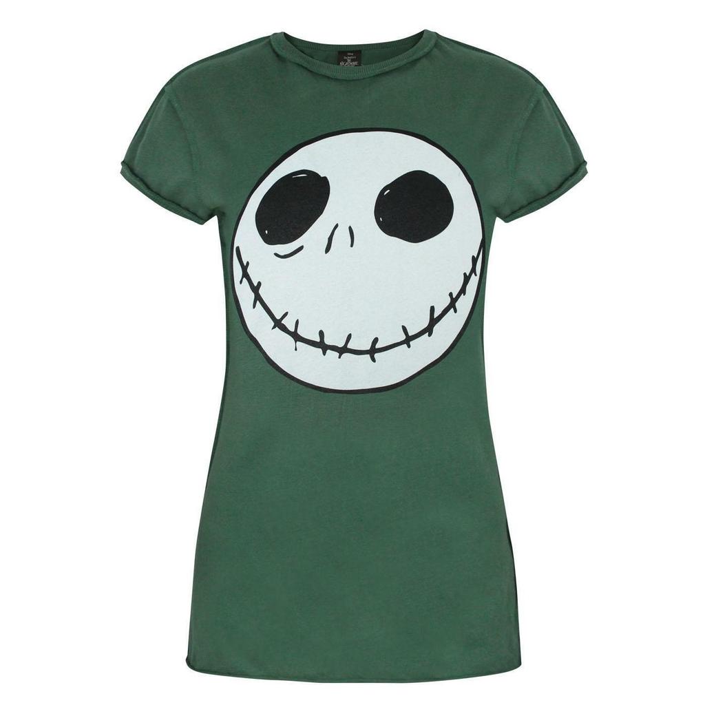 Nightmare Before Christmas Womens/Ladies Jack Skellington Reverse Seam T-Shirt