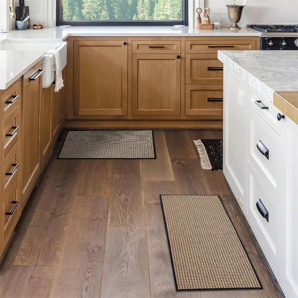 Durable Anti-slip Kitchen Floor Mat Rubber Bottom Oil-resistant Kitchen Rug Washable Kitchen Mats Kitchen