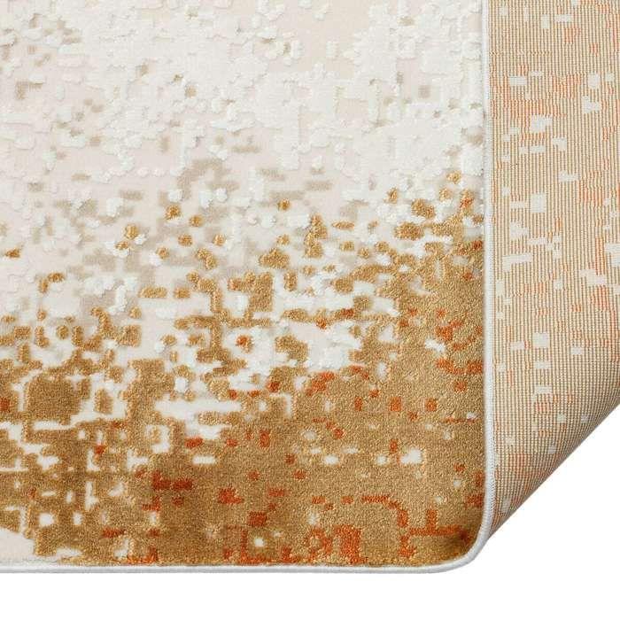 Modern Abstract Beige/terra Rug 120x180