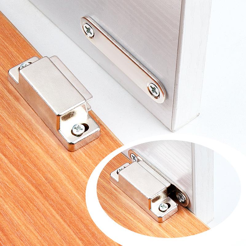 Zinklegering Antik Skåp Magnetlås - Stark Rund Magnet för Skåp, Garderober och Kraftig Möbelbeslag.