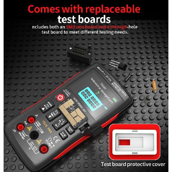 ZOYI XR1 2-in-1 Intelligent Transistor Tester Digital Multimeter Electronic Repair Tool for Tech Enthusiasts