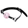 Female Blowjob Toy Sex Slave Silicone Gag Ball BDSM Bondage Restraints Open Mouth Breathable Sex Ball Harness Strap for Women