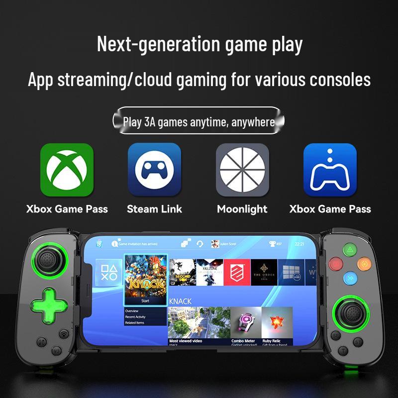 D7 Somatosensory Wireless Bluetooth Game Controller with Lights for Android and Switch