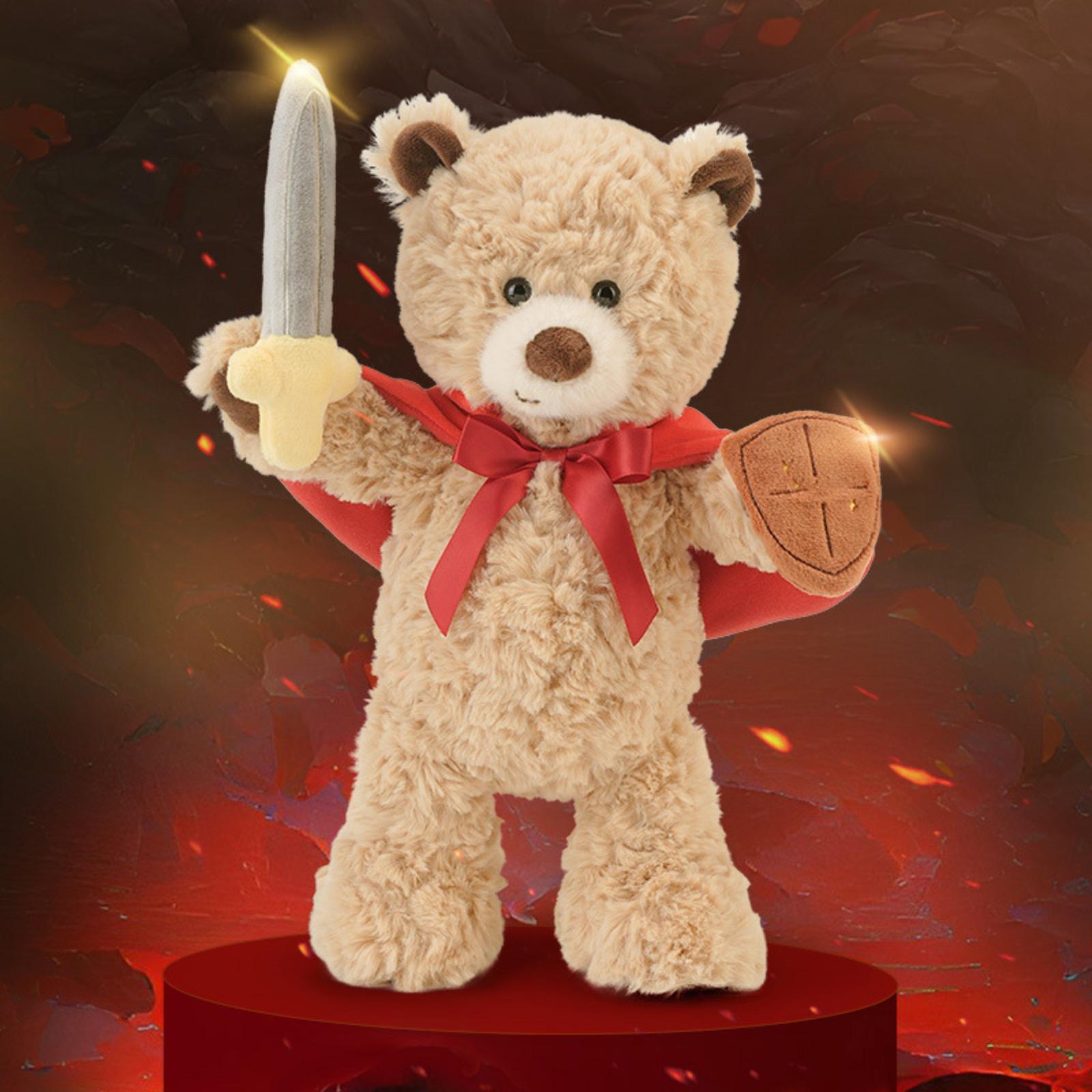 

Cute Animal Plush Toys Set - Soft Stuffed Safe Eco-Friendly Fabric For Kids Adults Gift M коричневый