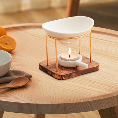 Hořák na esenciální oleje Difuzér Dárek Multifunkční pec Ohřívač čajových svíček pro