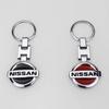 Zinc Alloy Car Logo Keychain Key Ring Accessories For Nissan Qashqai Juke ZVNRS Pulsar Sentra Altima Patrol Micra Rogue Almera Versa