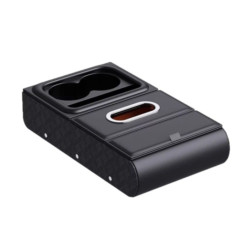 PU Leather Armrest Heightening Pad Waterproof Center Console Armrest Pillow Vehicle Interior