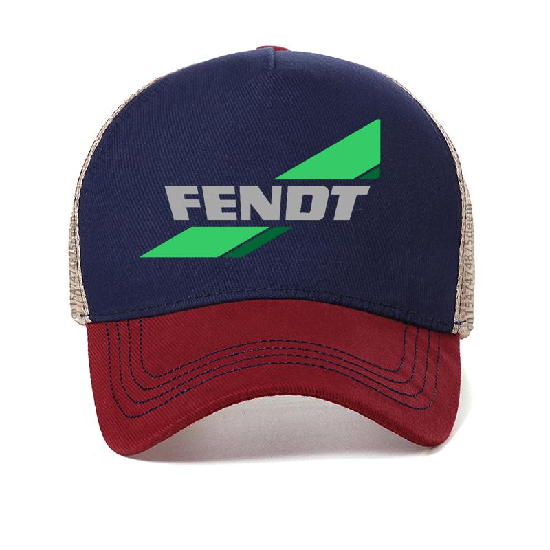 Fendt Landwirtschaftliche Traktoren Herren Klassiker Baseballkappe Herren Sommer Mode Netz atmungsaktive Trucker-Hüte Garros