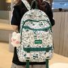 School bag personalized graffiti school bag female backpack Harajuku cute backpack large capacity female college student class backpack