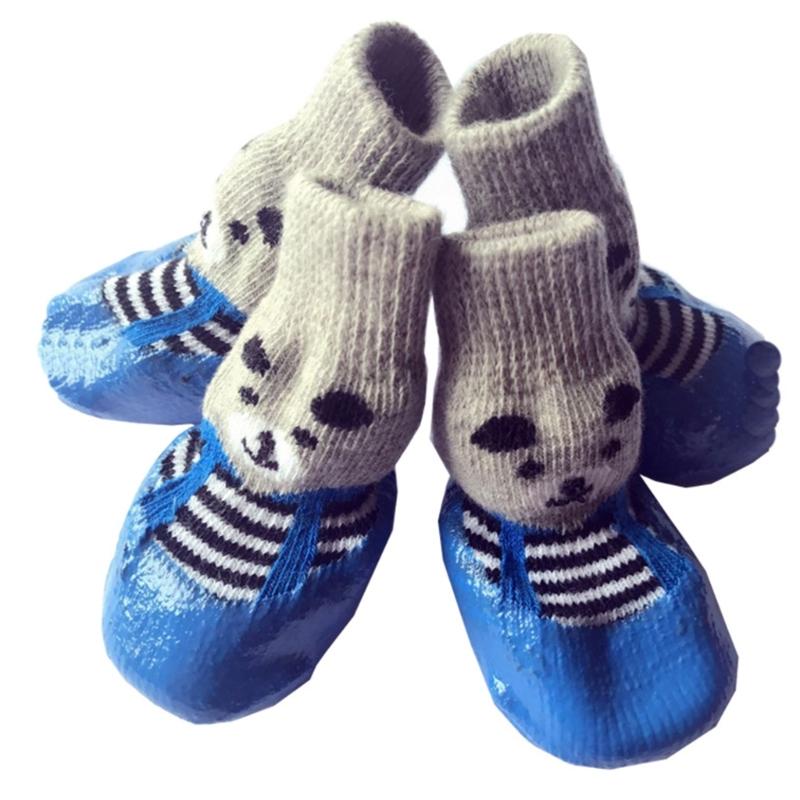 Waterproof Dog Socks For Medium Dogs Non-slip Dog Shoes Pet Dog Socks Pet Outdoor Shoes Anti-dirty Pet Shoes