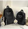 Schoolbag Schoolbag Female Junior High School Student High School Student Versatile Backpack New High Value Large Capacity Weight Backpack