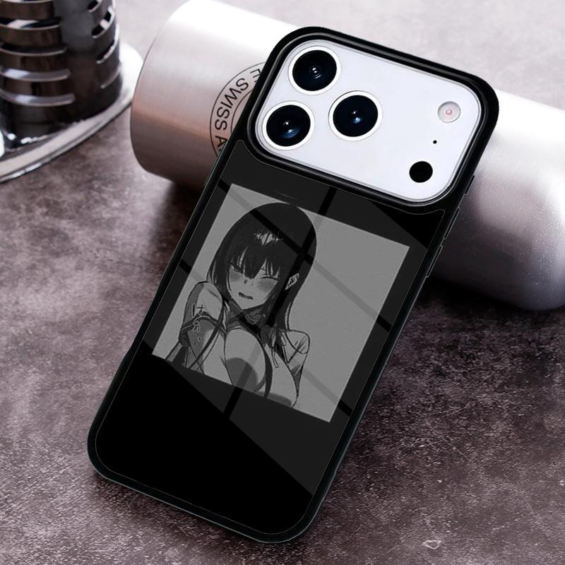 Sad Anime girl Phone Case For iPhone 17,16e,15,14,13,12,11,Mini,Pro,MAX soft Silicone Cover