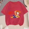 2026 Toy Story Cartoon Hot Sale 2D Print Casual Summer Short Sleeve Tops For Teenagers Boys Girls