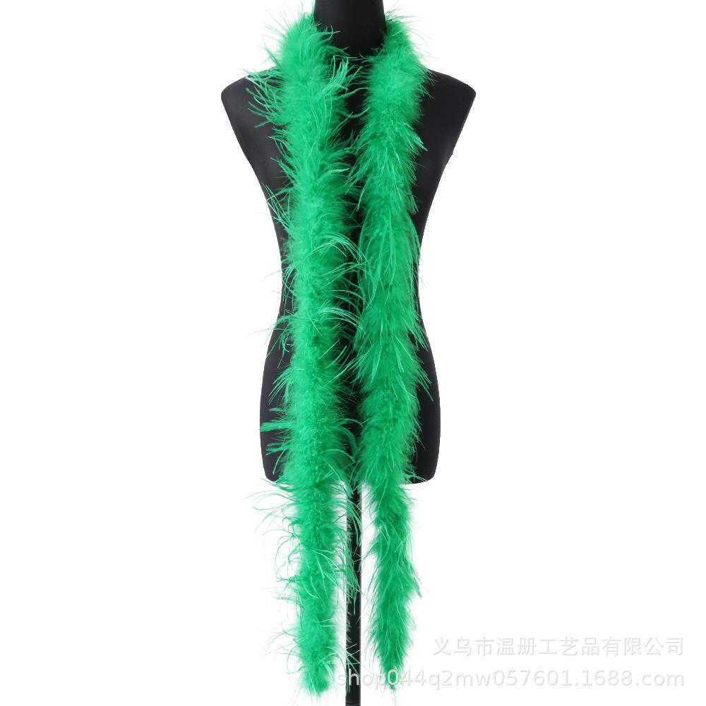 South African Ostrich Hair Top Performance Dress Raw Material Feather Top Diy Hat Scarf Down 2 Meters