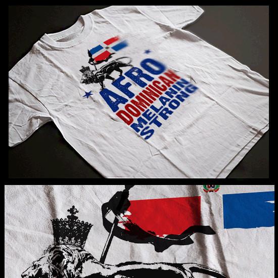 Афро-Доминиканская - Футболка Доминиканская Республика Афро-Латино Pride Меланин Африканские Корни Унисекс Футболка XXXXL