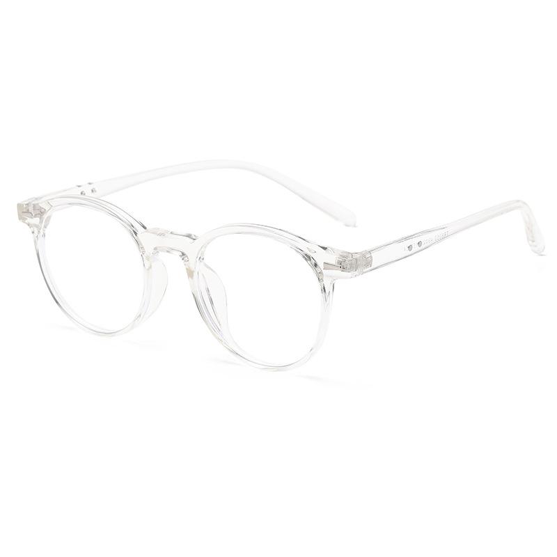 Tr Material Round Glasses Frame Color Can Be Matched With Degree Glasses Frame Plain Glasses Frame