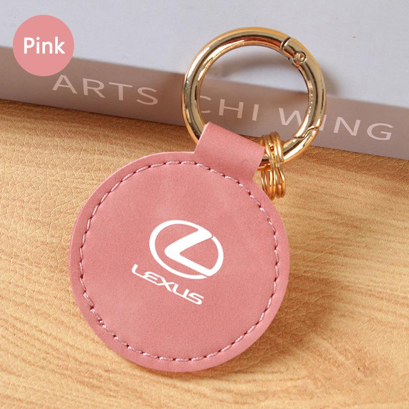 Leather Car Keychain Key Ring Pendant Lanyard Gift For Lexus IS250 IS300 RX330 RX350 GX200 GX300 LX470 LX570 Styling Accessories JM3