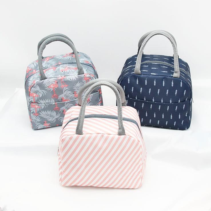 Aluminum Foil Insulated Bento Lunch Bag - Portable Lunch Box for Students