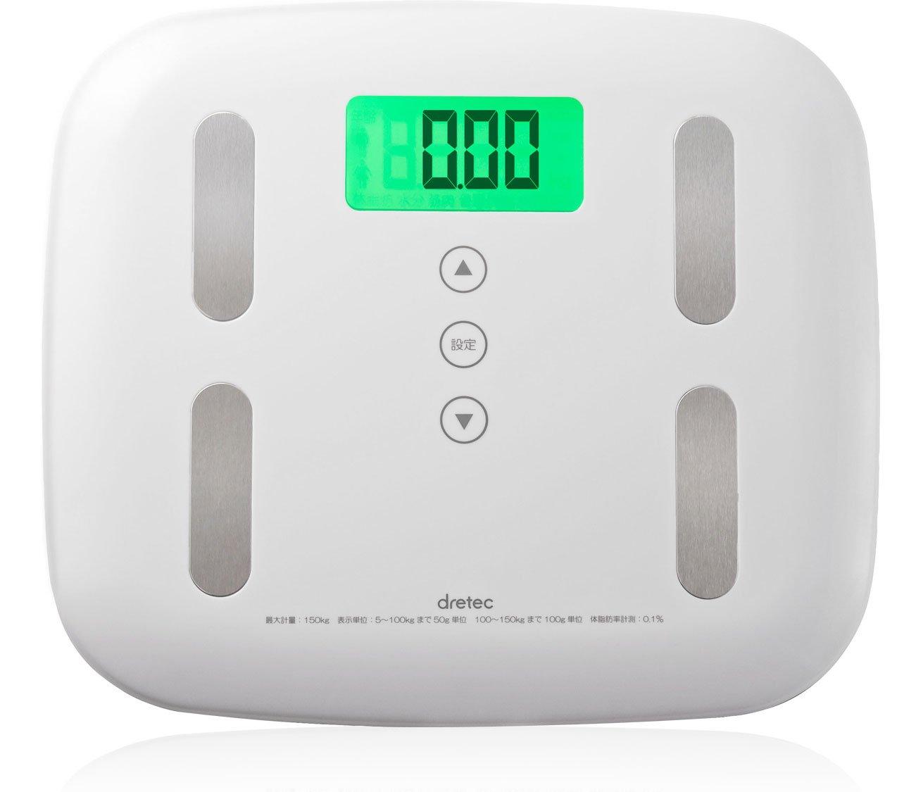 

DRETEC (Doritekku) weight scale weight and body composition meter Pietra plus white BS-238WT