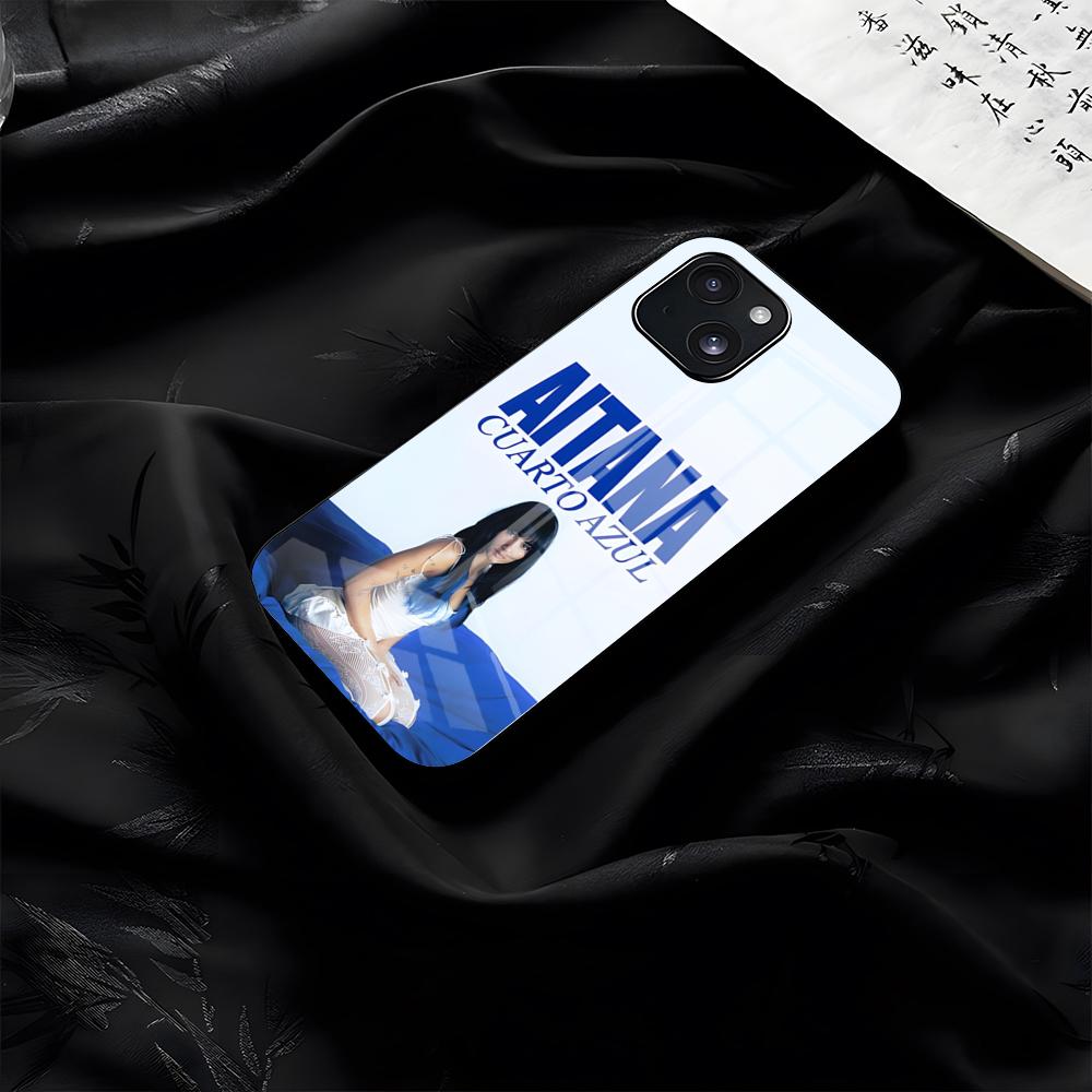 Singer A-Aitana-Cuarto Azul Phone Case For IPhone 17 Pro Max 16 15 14 Pro Max 13 11 Plus Glass Cover