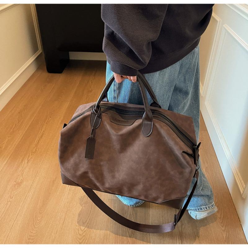 Large-capacity Travel Bag, Lightweight Tote Bag, Simple Hand-held Crossbody Single-shoulder Bag