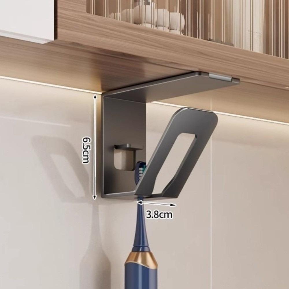 Non-Perforated Drain Mouthwash Cup Rack Wall-Mounted Washstand Rack  Bathroom Accessories