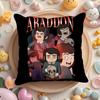 Haunted Anime H-Hotel Cushion Cover Home & Car Multi-Scene Pillow Cover - Reversible, Soft & Durable for Daily Use