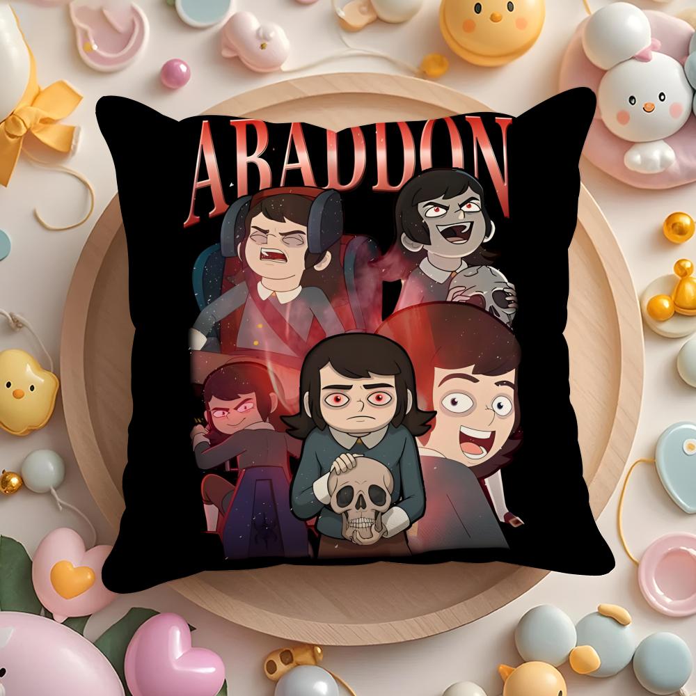 Haunted Anime H-Hotel Cushion Cover Home & Car Multi-Scene Pillow Cover - Reversible, Soft & Durable for Daily Use
