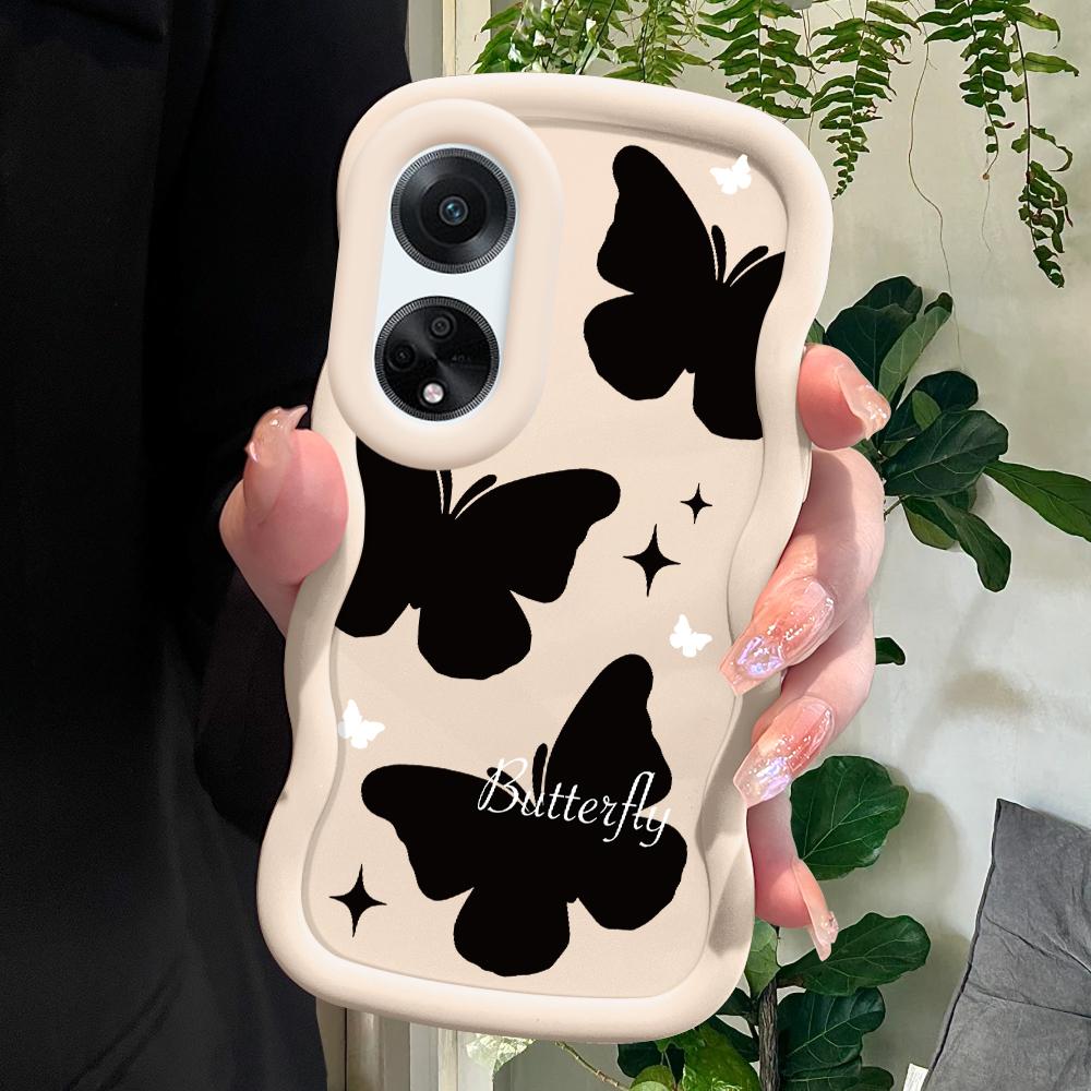 

Окрашенный узор Big Wave Edge Мягкий силиконовый материал Macaron чехол для телефона противоударный защитный резиновый чехол для OPPO Reno Realme OPPO A9X