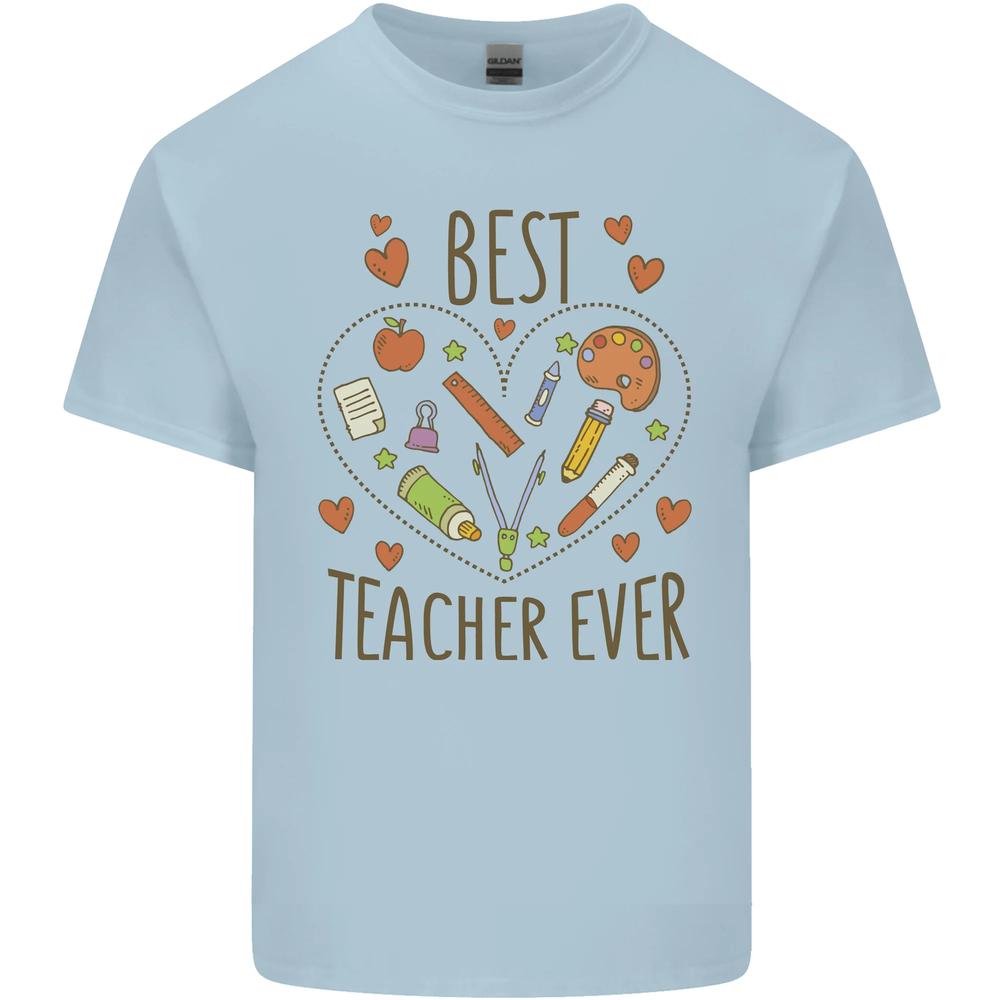 Best Teacher Ever Teaching Maths English Science Kids T-shirt Boys Girls S