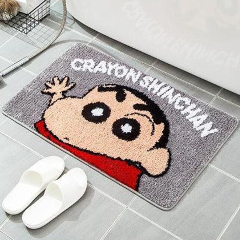 Imitation Cashmere Carpet Household Special Shaped Bedroom Decorative Floor Mat Bathroom Absorbent Foot Mat