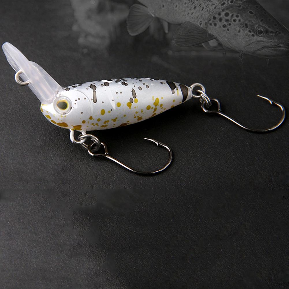 Fishing Lures 37mm 2.8g Crankbait Slow Sinking Artificial Hard Bait Wobbler Fishing Bait for Trout Bass Carp Fishing Accessories
