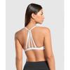 Gymshark Minimal Sports Bra White B3a2j Wbbm