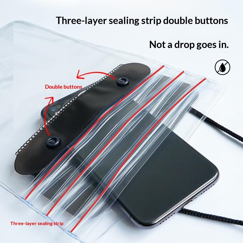 Outdoor Large Capacity Underwater Waterproof Bag Pouch CaseTablet Swimming Travel Dry Storage Cover