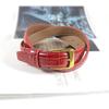 New Simple and Versatile Crocodile Pattern Women's Belt Decorative Skirt Fashionable Casual Trousers
