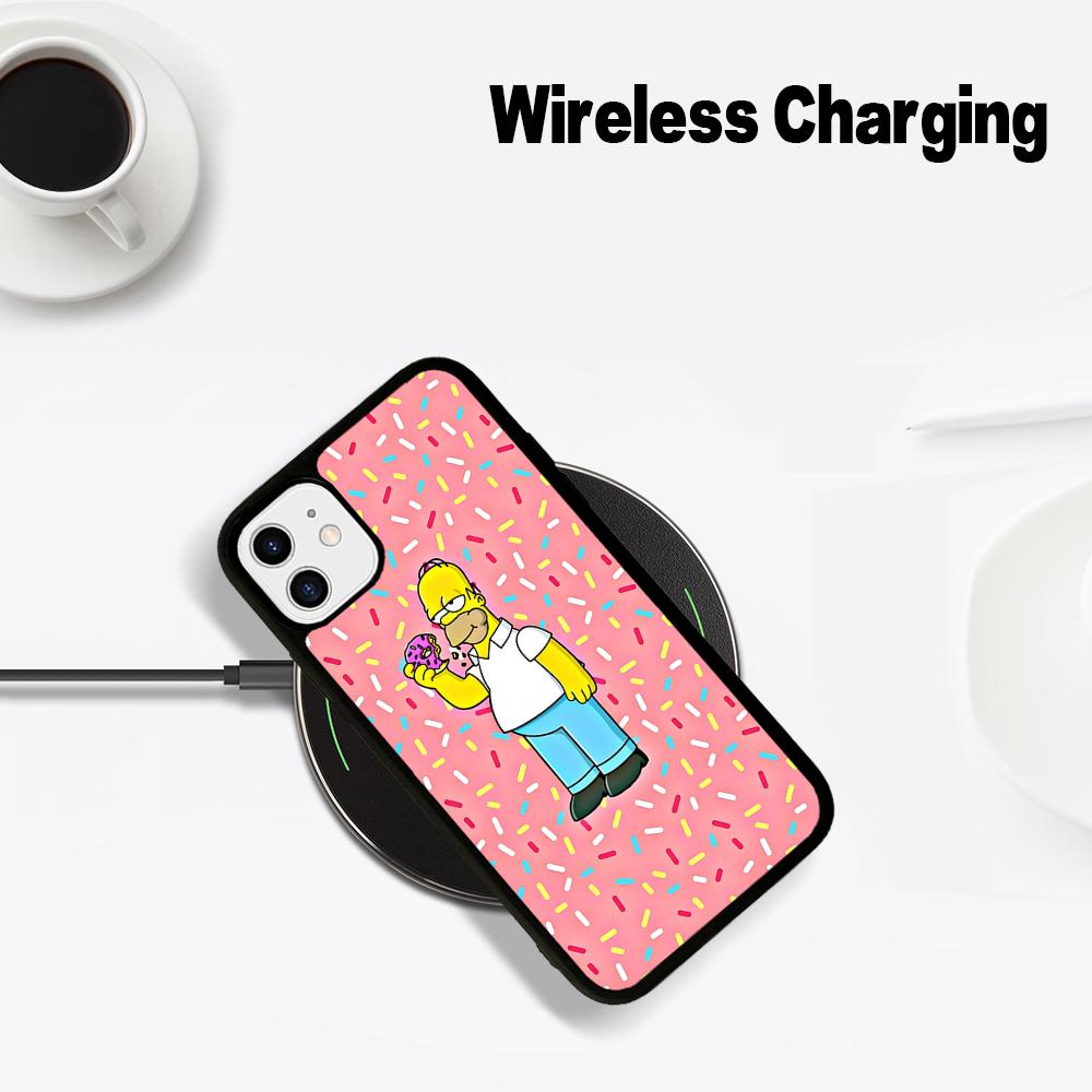 Cartoon The S-Simp-sons Phone Case Magesafe Magnetic Wireless Charge Case For IPhone 16 11 12 13 14 15 Pro Max Plus Mini