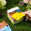 Healing Style Sunflower 3D Memo Pad, Tear Off Paper Art With LED Light & Calendar for Festival Gift Office Desktop Decoration