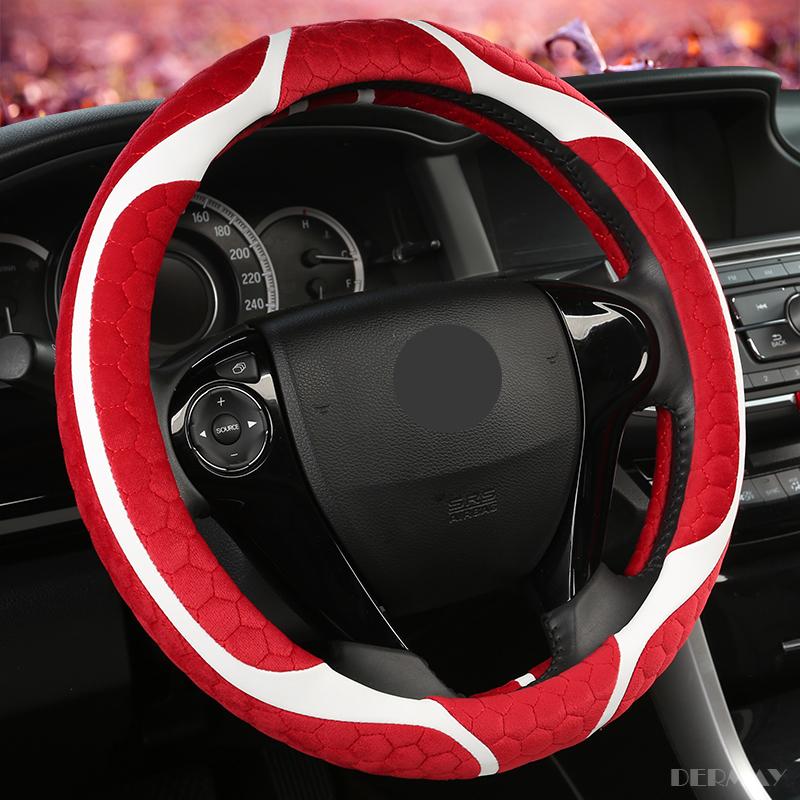 2018 Neu Hochwertig Winter Auto Lenkradbezug Kunstfell für ford focus 2 bmw e46 kia ceed rio vw golf passat 6 Farben