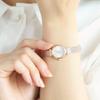 [OST] Women's Mesh Cubic Bezel Water-Resistant Wristwatch
