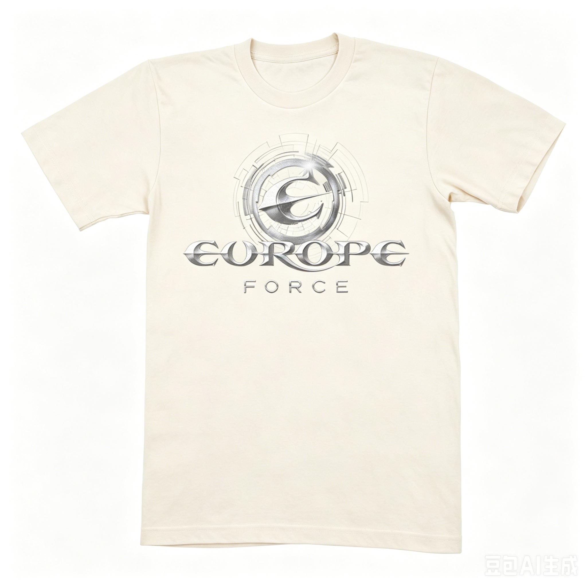 Eiropas Grupas Spēka Albuma T-krekls Unisex