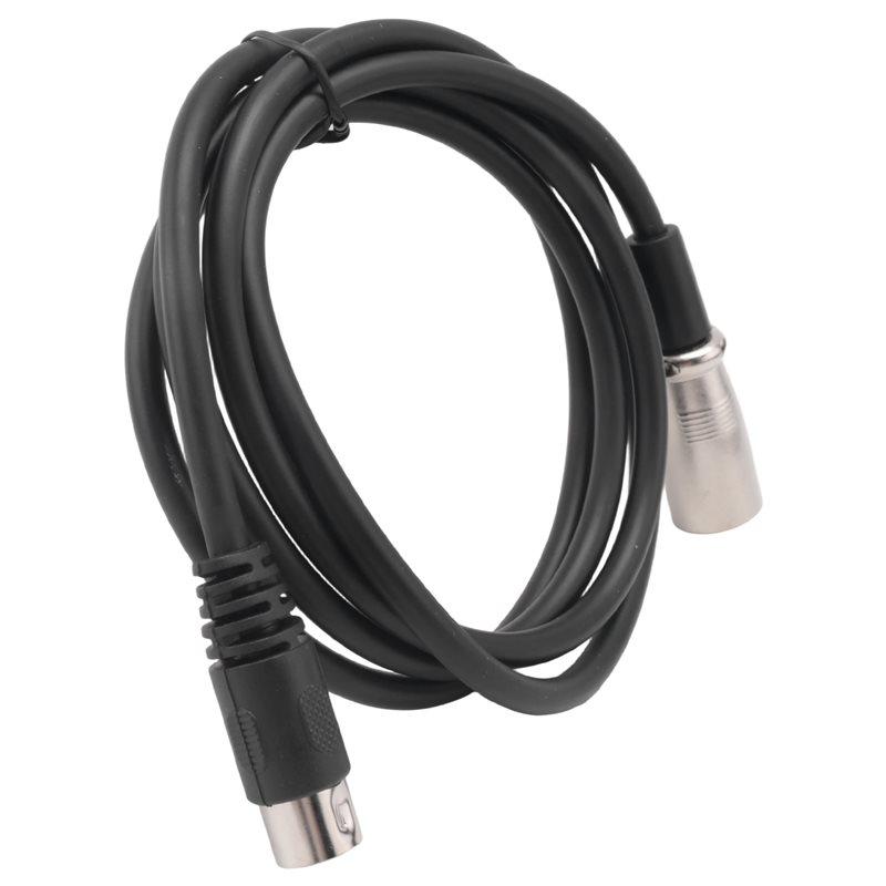 

C-Convenient-DIN 5 Pin To XLR 3 Pin Audio Cable For Match Music Instruments Or Cables With MIDI Or XLR DIN 5P Male To XLR