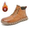 New Autumn/Winter Fashion Casual Lace Up Comfortable High Top Boots Classic Style Soft Bottom Anti Slip Plush Warm Short Boots
