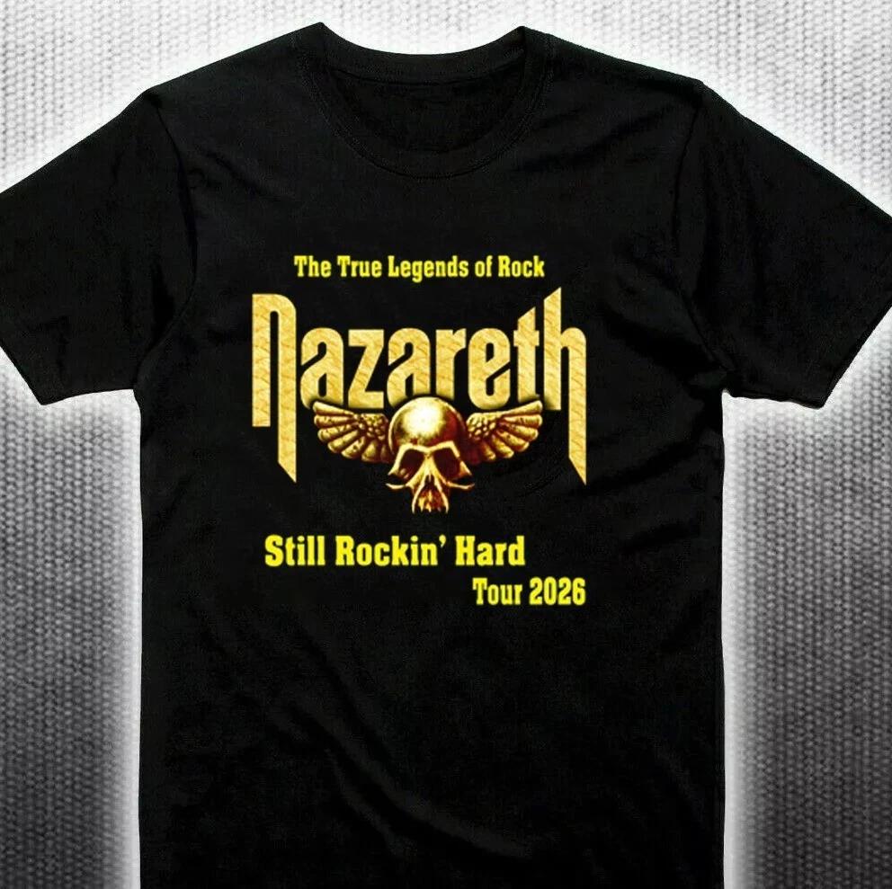 Nazareth Band Still Rockin Hard Тур 2026 Черная Футболка S-4XL 4XL
