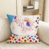 Y-Yayoi K-Kusama Artistic Style Various Sizes Square Pillow Case For Car Home Bedchamber Decor