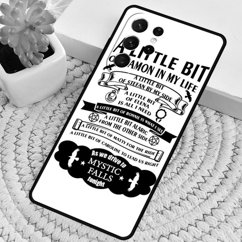 The Vampire Diaries Quotes Art TPU Phone Case For Samsung Galaxy note 10 pro S26 S25 S24 S23 S22 Ultra Plus S21 FE S20 Cover