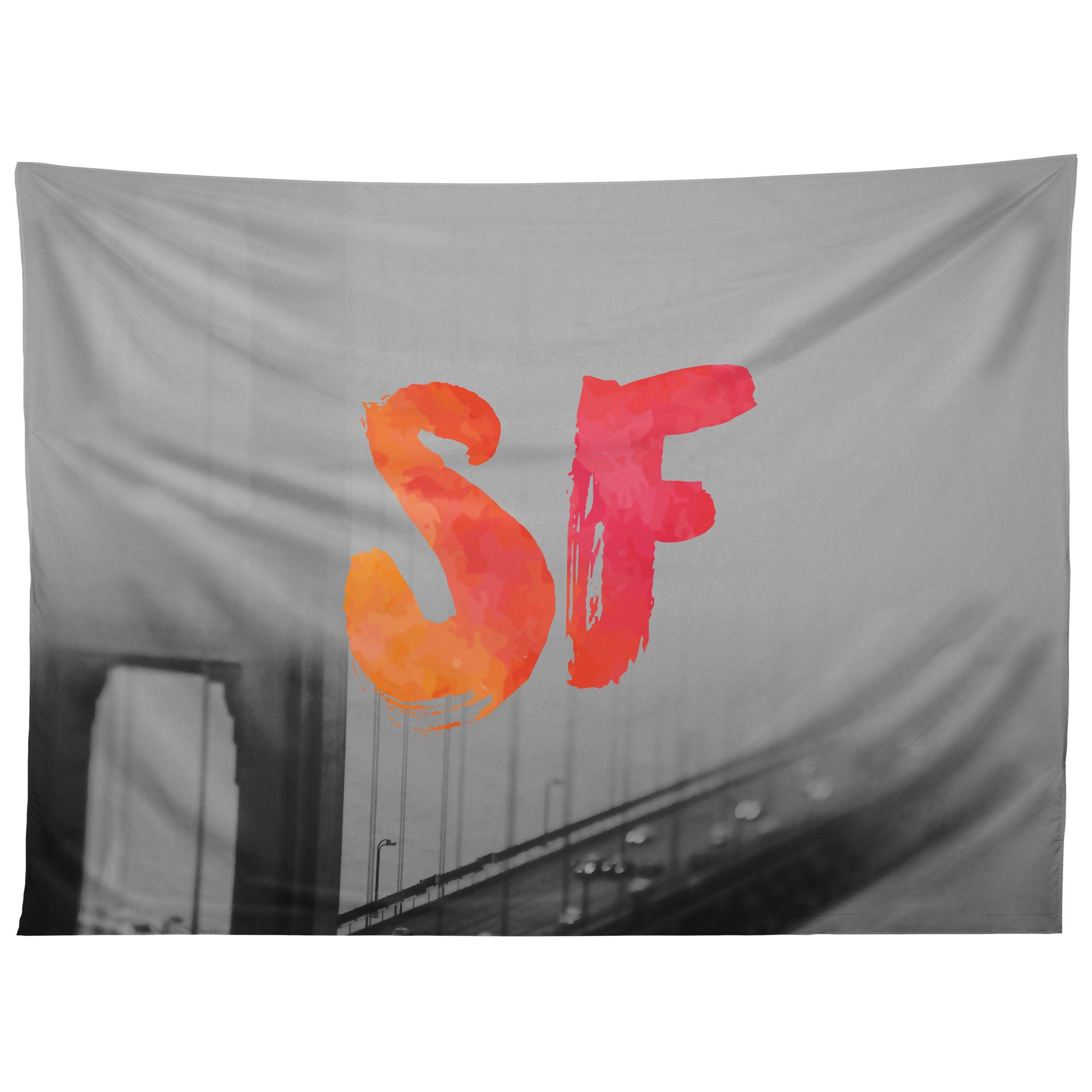 GOLDEN GATE NOIR tapestry 75x100