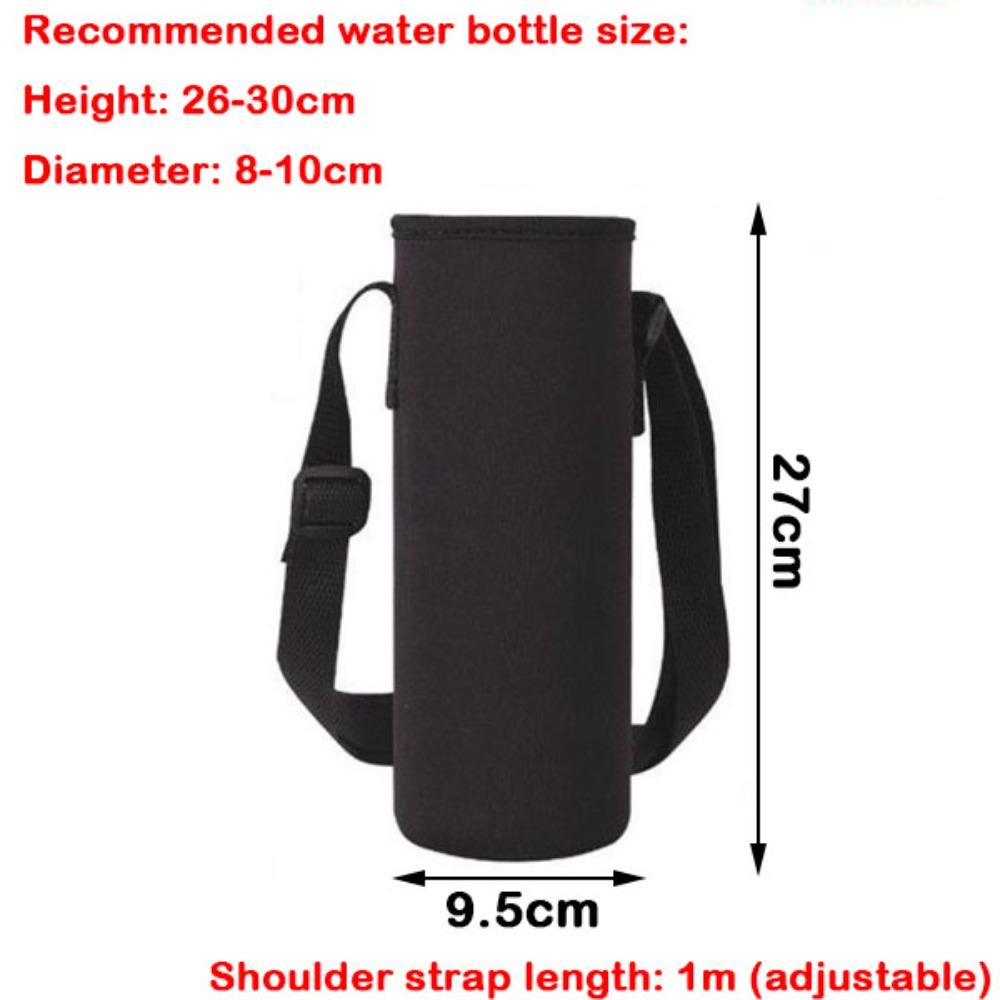 Nuova Copertura per Tazza Termica 600-1500ML con Tracolla Borsa Termoisolante per Bottiglia d'Acqua Borsa Antiscivolo per Bottiglia