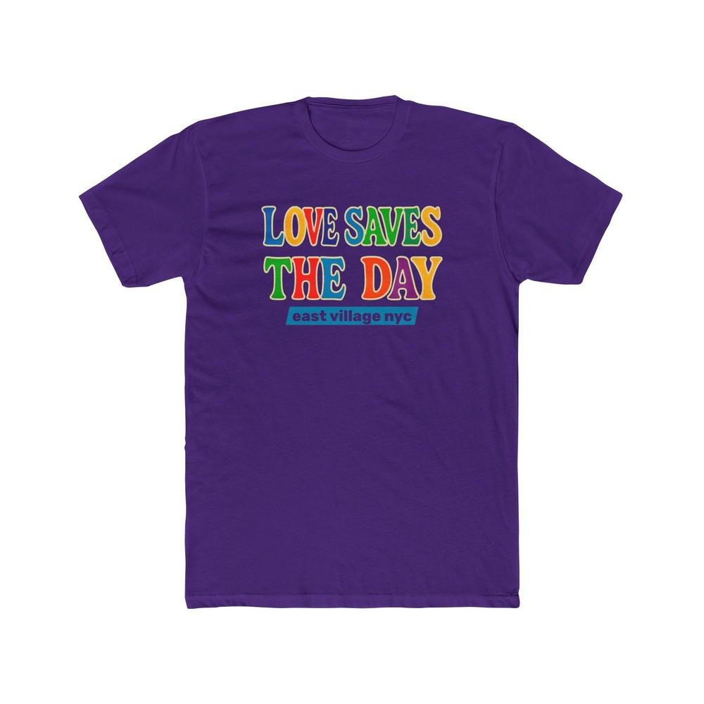 

Love Saves The Day New York City East Village Thrift Men#039;s Cotton Crew Tee Unisex T-Shirt S
