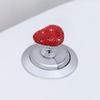 Multiple Colors Heart Shaped Toilet Button Small and Cute Toilet Button Decoration  Bathroom
